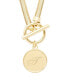 Izzy Toggle Initial Necklace