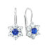 White gold flower earrings 239 001 00144 0700600