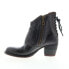 Фото #5 товара Bed Stu Xena F393017 Womens Black Leather Zipper Ankle & Booties Boots 6