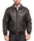 Фото #2 товара Men A-2 Leather Flight Bomber Jacket