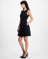 Women's Sleeveless Button A-Line Dress