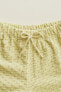 Timelesz - popcorn knit bermuda shorts