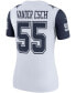 ფოტო #3 პროდუქტის Women's Leighton Vander Esch White Dallas Cowboys Color Rush Legend Player Jersey