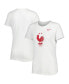 Фото #1 товара Women's White France National Team Club Crest T-shirt