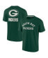 Фото #1 товара Men's and Women's Green Green Bay Packers Super Soft Short Sleeve T-shirt