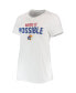 ფოტო #2 პროდუქტის Women's White Kansas Jayhawks More Is Possible T-shirt