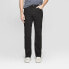 Фото #1 товара Men's Straight Fit Jeans - Goodfellow & Co Solid Black 34x32