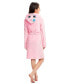 ფოტო #2 პროდუქტის Toddler|Child Girls Plush Bath Robe Hooded Flannel Fleece Sleep Robe Kids Sleepwear