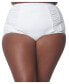 Фото #1 товара Plus Size Ruched High Waisted Swim Bottoms