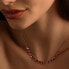 Elegant cubic zirconia bronze necklace RZCU66