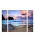 Фото #1 товара David Evans 'Kaiteriteri Sunset' Multi Panel Art Set Small - 24" x 32" x 2"