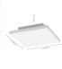 Фото #4 товара Lampa sufitowa Leuchten Direkt Leuchten Direkt Canvas Turnable 2700-5000K - Loftlampe - White - 29,5 x 29,5 cm