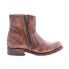 Фото #1 товара Bed Stu Eiffel F315403 Womens Brown Leather Zipper Casual Dress Boots