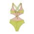 Фото #4 товара Women's Braided Strap Detail Monokini One Piece Swimsuit - Shade & Shore Olive