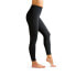 Фото #1 товара Warner's Women's Seamless Twill Shaping Legging L/XL Black Nylon Pull-On Solid