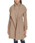 Фото #6 товара Petite Belted Long-Sleeve Wrap Coat