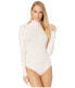 Free People 171146 Womens Long sleeves Turtleneck Bodysuit Rose Size X-Small