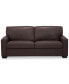 Фото #9 товара Ennia 75" Leather Apartment Sofa, Created for Macy's