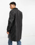 Bolongaro Trevor quilted long line bomber in black