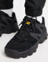 CAT Reactor chunky lace up trainers in black