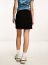 Фото #3 товара Noisy May tailored high waisted mini skirt with slits in black