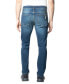 ფოტო #2 პროდუქტის Men's Skinny-Fit Five-Pocket Patch Jeans