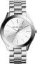 Фото #1 товара Michael Kors Damen Armbanduhr Slim Runway Edelstahl Armband silber MK3178