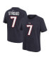 ფოტო #1 პროდუქტის Little Boys and Girls C.J. Stroud Navy Houston Texans Player Name and Number T-shirt