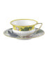 Фото #1 товара Wonderlust Waterlily 2 Piece Teacup Saucer Set