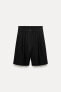 Zw collection pinstripe bermuda shorts