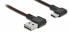 Delock EASY-USB 2.0 Cable Type-A male to USB Type-C™ male angled left / right 1.5 m black - 1.5 m - USB A - USB C - USB 2.0 - Black