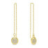 Фото #1 товара Stylish long chain earrings EA698Y