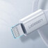 Фото #6 товара Kabel przewód do iPhone MFi USB-C - Lightning 20W 3A 0.5m biały
