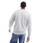 Hollister St Thomas sailing print relaxed fit sweatshirt in grey marl