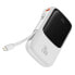 Внешний аккумулятор Baseus 10000mAh 20W QC-PD-SCP-FCP с кабелем Lightning для iPhone, белый