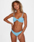 Фото #1 товара RVCA 281513 Women's Bandeau Bikini Top - Run Wild Bandeau (China Blue, Small)