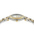 ფოტო #2 პროდუქტის Women's Swiss Two-Tone Stainless Steel Bracelet Watch 35mm