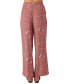 ფოტო #4 პროდუქტის Juniors' Rylan Venus Ditsy Wide-Leg Pants