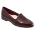 Фото #2 товара Trotters Liz Croco T2068-648 Womens Burgundy Leather Loafer Flats Shoes 6