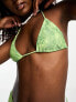 Фото #5 товара Motel pami bikini top in paisley abstract green