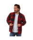 ფოტო #1 პროდუქტის Clothing Men's Heavy Quilted Plaid Shirt Jacket