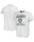 Фото #1 товара Men's Heathered Gray Distressed Las Vegas Raiders Dozer Franklin Lightweight T-shirt