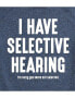 Hybrid Apparel Selective Hearing Men's Short Sleeve Tee