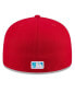 ფოტო #2 პროდუქტის Men's Red Los Angeles Angels 2024 Father's Day 59FIFTY Fitted Hat