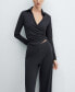 ფოტო #1 პროდუქტის Women's Elastic Waist Wide leg Pants