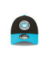Фото #5 товара Men's Black, Blue Charlotte FC Basic 9FORTY Adjustable Hat