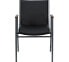Фото #3 товара Hercules Series Heavy Duty Black Vinyl Fabric Stack Chair With Arms