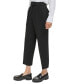 Фото #3 товара Women's Pleat-Front Cropped Pants