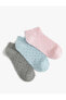Puantiyeli Çorap Seti 3'lü Çok Renkli