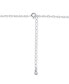 ფოტო #4 პროდუქტის Cubic Zirconia Pavé Flower Pendant Necklace in Sterling Silver, 16" + 2" extender, Created for Macy's
